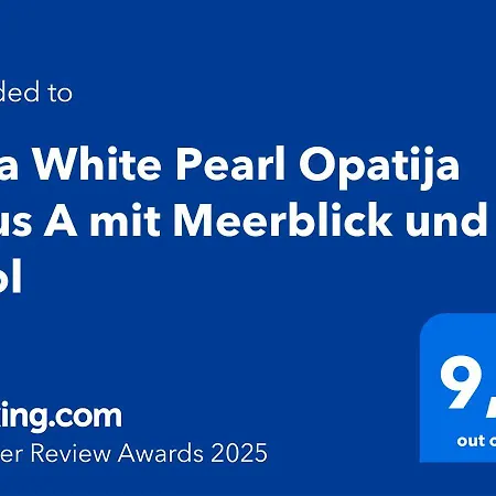Villa Villa White Pearl Opatija Luxury Stay With Pool And Sea View Veprinac